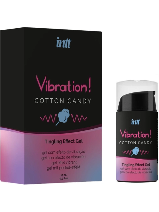 Unisex Vibrierendes Effektgel Cotton Candy 15 ml von Intt Unisex Arousal Gel