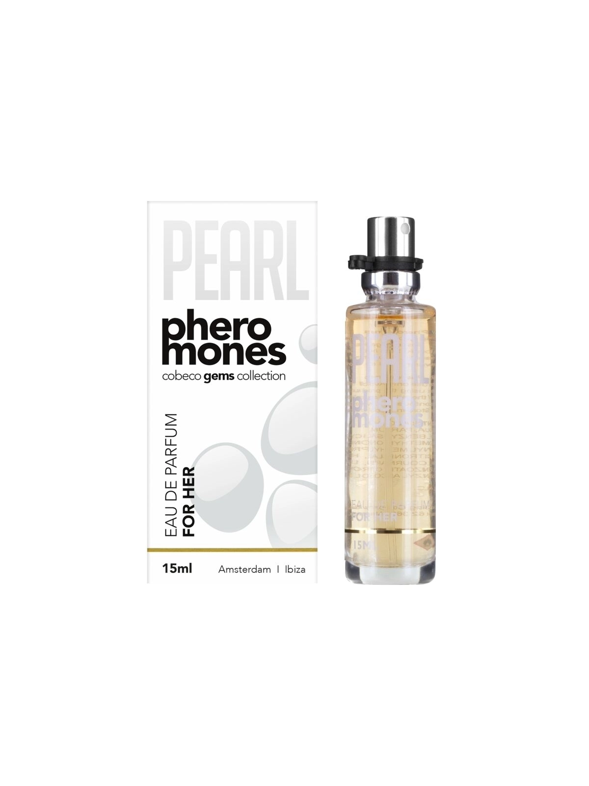 Pearl Pheromones Eau De Parfum für Sie 15 ml von Cobeco - Male