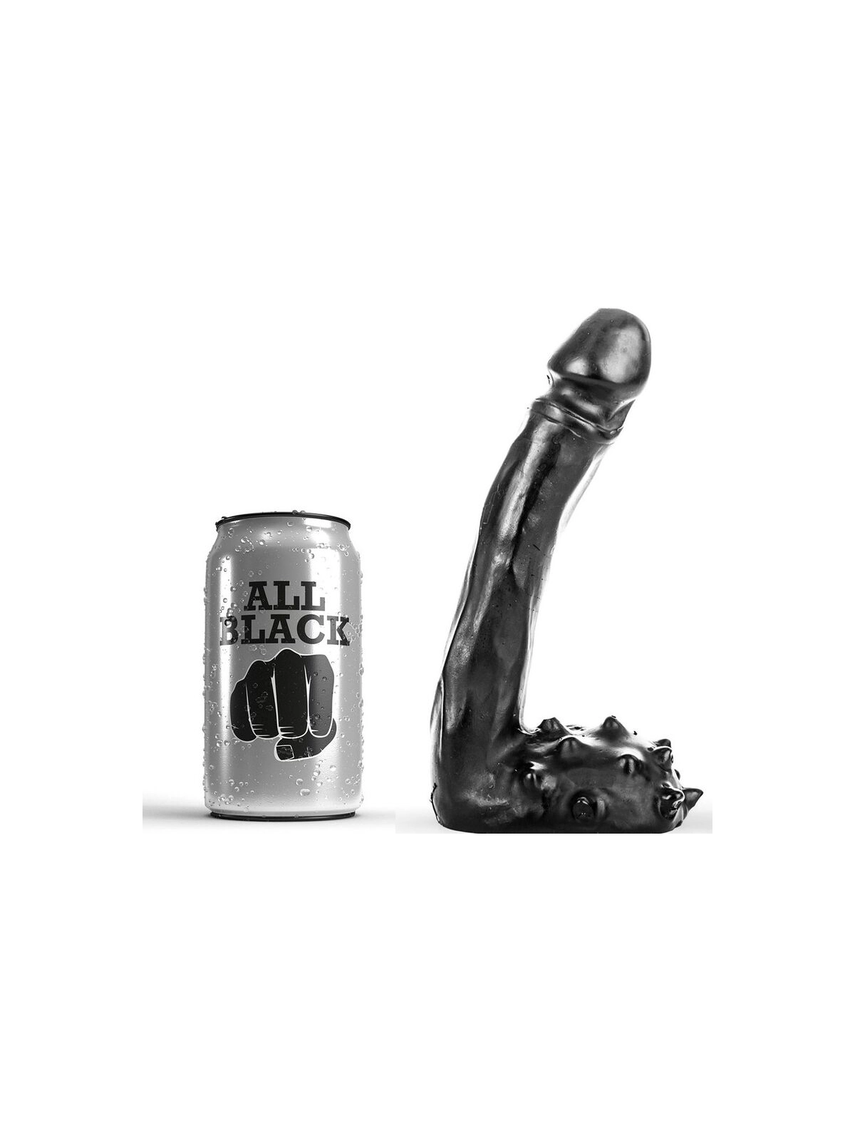 Realistischer Dildo 19 cm von All Black