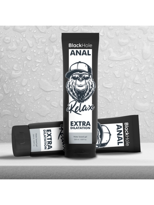 Gel Anal Dilation auf Wasserbasis 250 ml von Black Hole