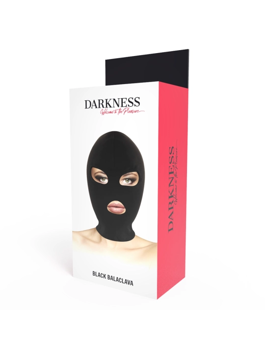 Bdsm-Submission-Maske, Mund und Augen Schwarz von Darkness Bondage