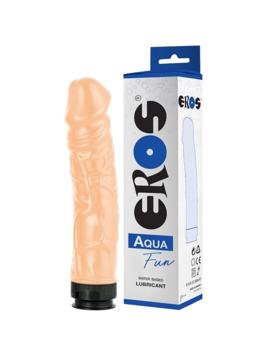 Aqua Fun Dildo und Schmiermittel auf Wasserbasis von Eros Toy Bottles