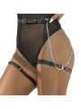 Ledergürtel Harness Schwarz One Size (S-L) von Subblime Fetish