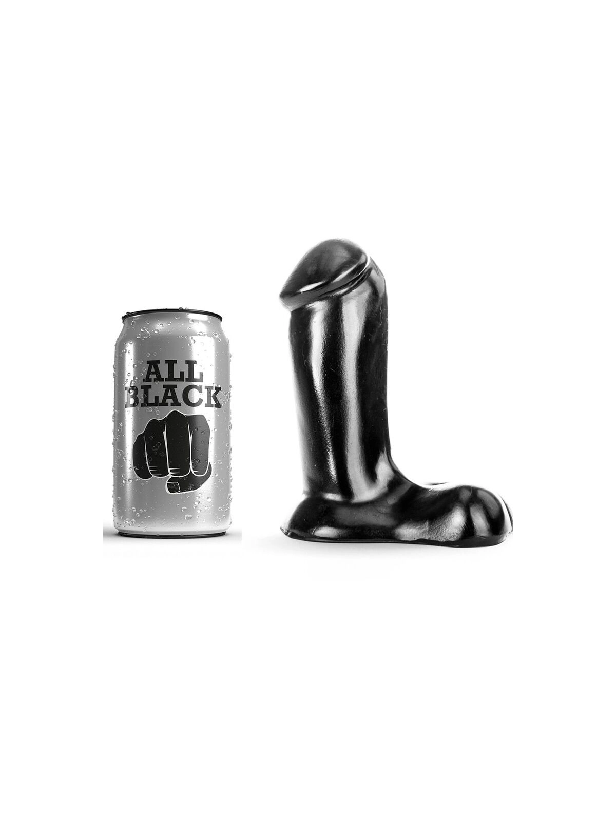 Realistischer Dildo 14 cm von All Black