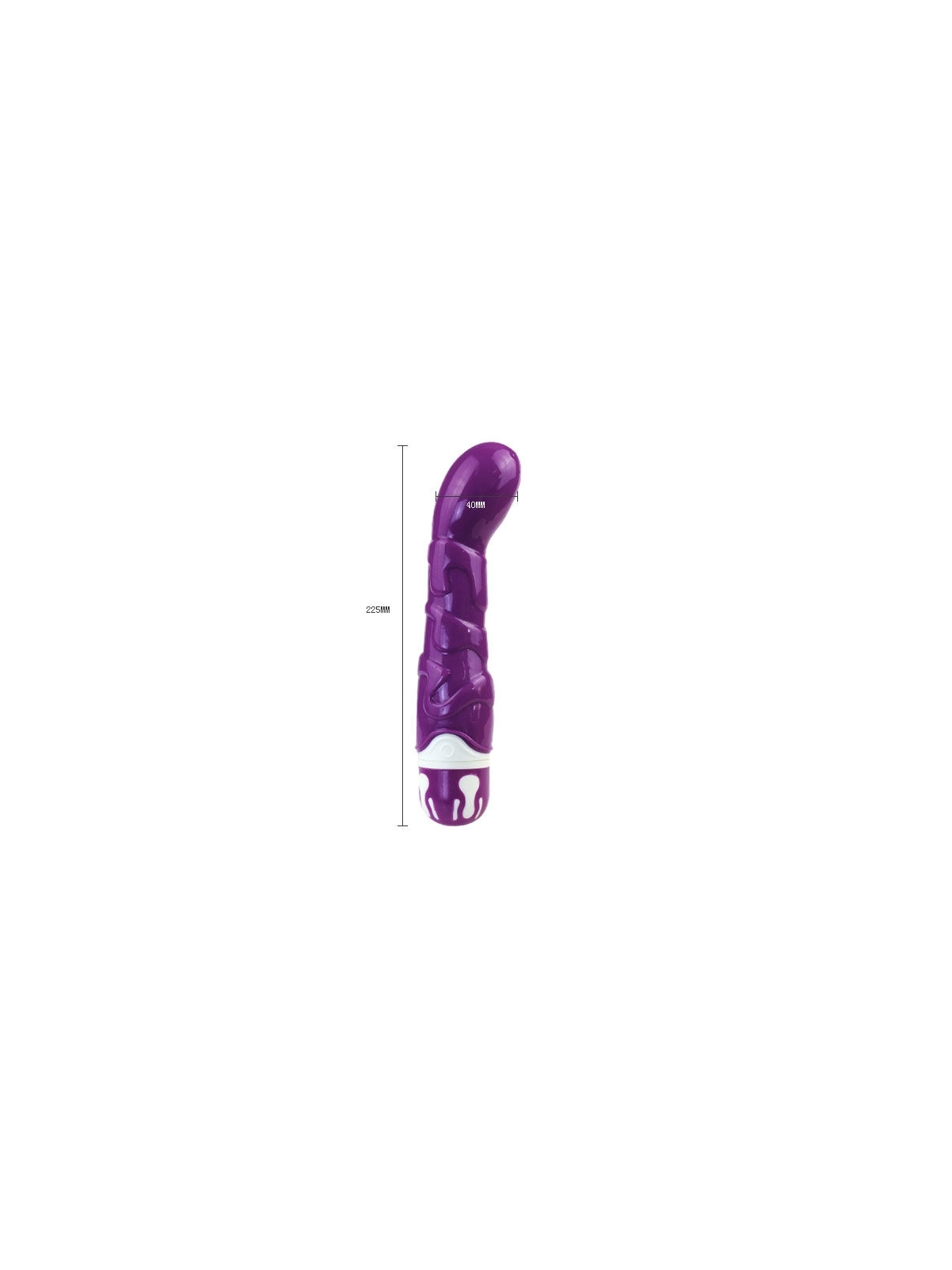 Realistischer Dildo 10 Rhythms Sensation Flieder von Baile Vibrators