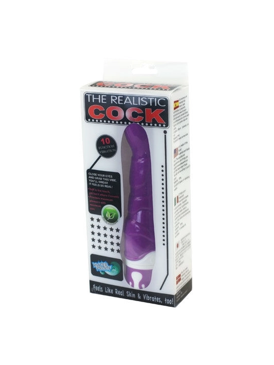 Realistischer Dildo 10 Rhythms Sensation Flieder von Baile Vibrators