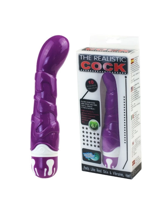 Realistischer Dildo 10 Rhythms Sensation Flieder von Baile Vibrators