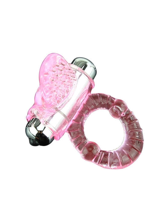 Sweet Abs 10 Rhythms Ring Rosa Vibrator Penisring von Baile For Him