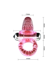 Sweet Abs 10 Rhythms Ring Rosa Vibrator Penisring von Baile For Him