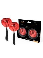 Rote Nippelabdeckung von Coquette Accessories