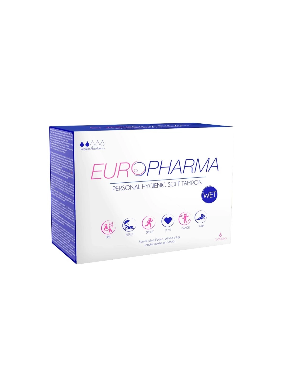 SOFTAMPONS ACTION 6 Stück von EUROPHARMA