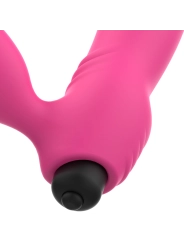 Bix Doppelstimulationsvibrator Xmas Edition Rosa von Ohmama Vibrators