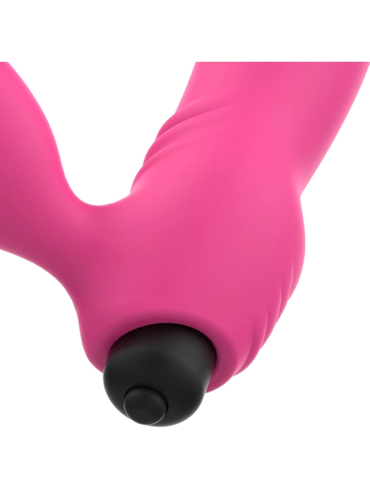 Bix Doppelstimulationsvibrator Xmas Edition Rosa von Ohmama Vibrators