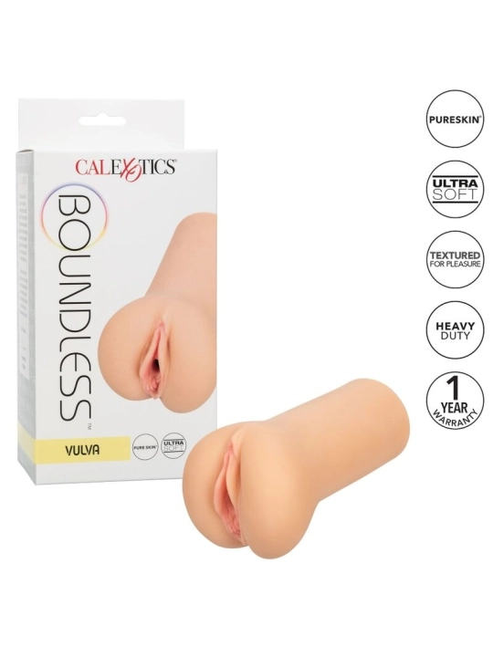 Boundless Vulva Stroker Helle Beige von Calexotics