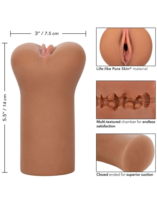 Boundless Vulva Stroker Karamellhaut von Calexotics