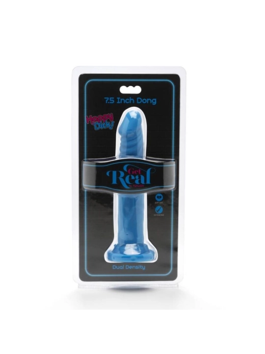 Happy Dicks Dildo 19 cm Blau von Get Real