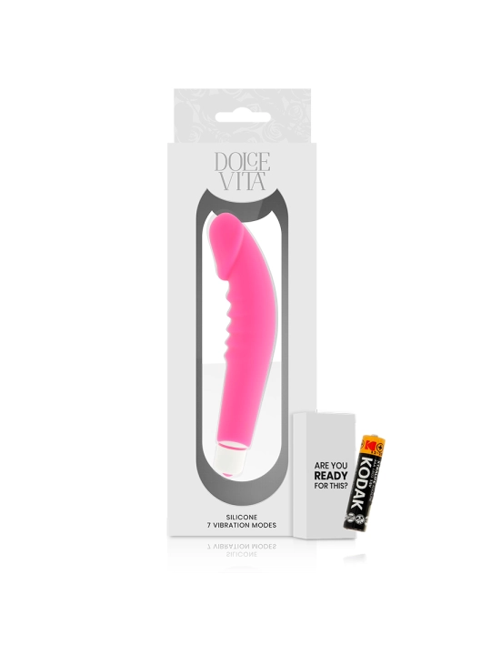 Realistic Pleasure Pink Silicone von Dolce Vita