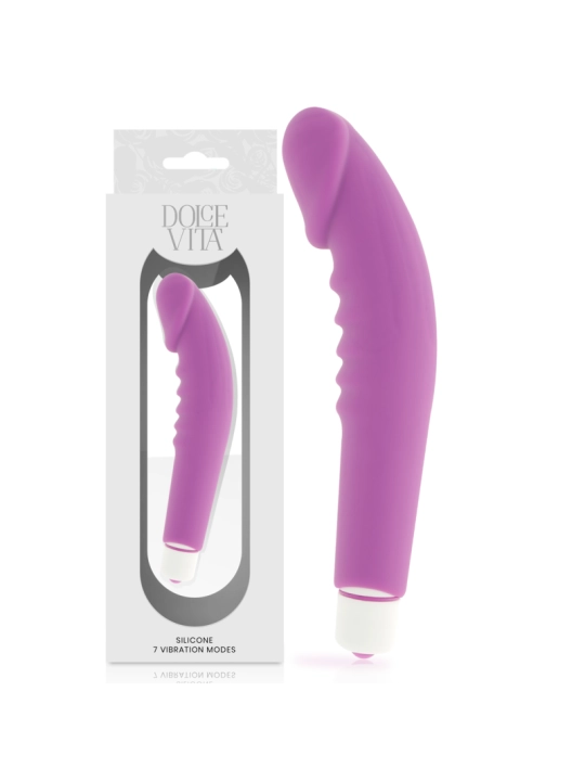 Realistic Pleasure Purple Silicone von Dolce Vita