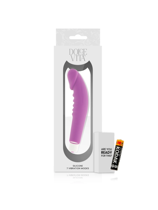 Realistic Pleasure Purple Silicone von Dolce Vita