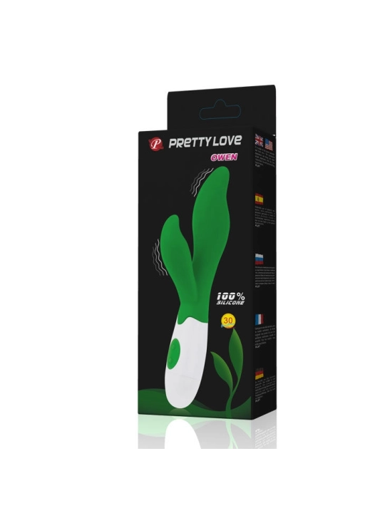 Flirtation Owen Green Vibrator von Pretty Love Flirtation