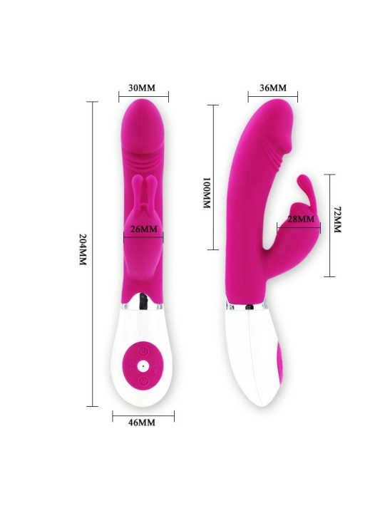 Ation Vibrator mit Kaninchen-Gen von Pretty Love Flirtation