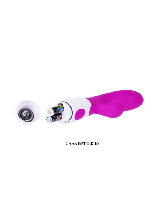 Flirtation Alvis Vibrator mit Klitoris-Stimulator von Pretty Love Flirtation