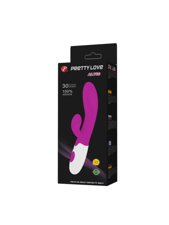 Flirtation Alvis Vibrator mit Klitoris-Stimulator von Pretty Love Flirtation