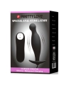 Silikon Analplug 12 Vibrationsmodi Schwarz von Pretty Love