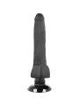 Realistischer Vibrator 2-1 Schwarz 18.5 cm -O- 4 cm von Basecock