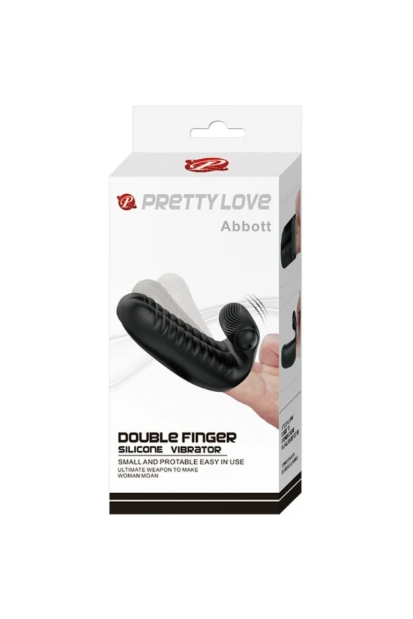 Abbott Schwarzer Stimulator-Fingerhut von Pretty Love