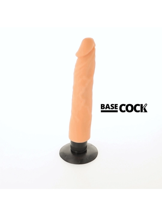 Realistischer Vibrator 2-1 Natürlich 20 cm -O- 4 cm von Basecock