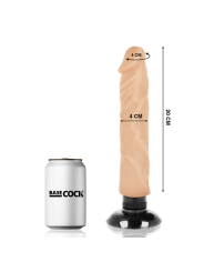 Realistischer Vibrator 2-1 Natürlich 20 cm -O- 4 cm von Basecock