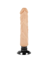 Realistischer Vibrator 2-1 Natürlich 20 cm -O- 4 cm von Basecock