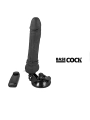 Realistischer Vibrator mit Fernbedienbares Schwarz 19.5 cm -O- 4 cm von Basecock