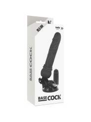 Realistischer Vibrator mit Fernbedienbares Schwarz 19.5 cm -O- 4 cm von Basecock