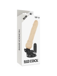 Realistischer Vibrator mit Fernbedienbares Natürlicher 19.5 cm -O- 4 cm von Basecock