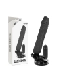 Realistischer Vibrator mit Fernbedienbares Schwarz 20 cm -O- 4 cm von Basecock