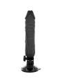 Realistischer Vibrator mit Fernbedienbares Schwarz 20 cm -O- 4 cm von Basecock