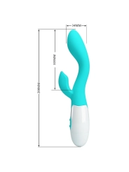 Helliger G-Spot-Vibrator, Aquagrün von Pretty Love Flirtation