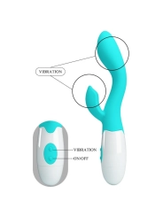 Helliger G-Spot-Vibrator, Aquagrün von Pretty Love Flirtation