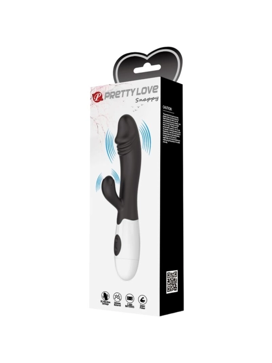 Snappy G-Spot Vibrator Schwarz von Pretty Love Flirtation