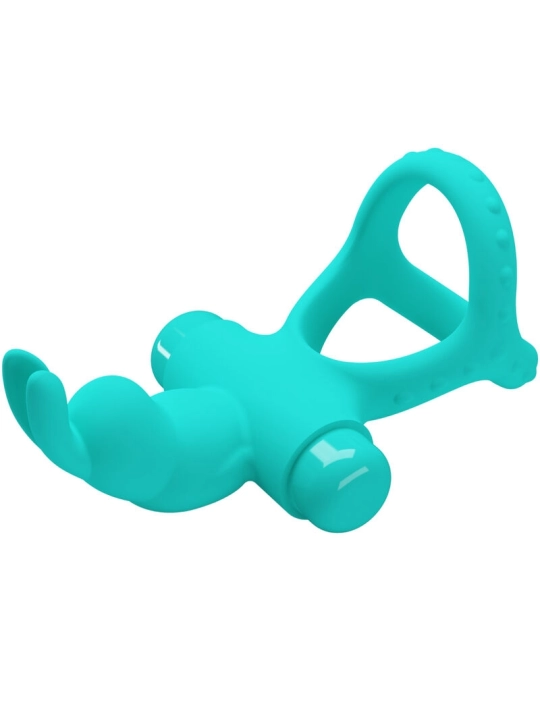 Figgy Green Rabbit Vibratorring von Pretty Love Male