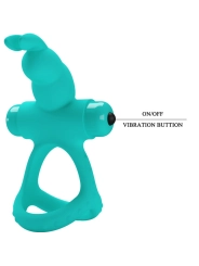 Figgy Green Rabbit Vibratorring von Pretty Love Male