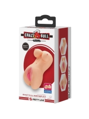 Realistischer Vagina- und Anus-Vibrator Hannah von Crazy Bull