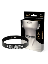 Sklaven-Halsband aus Veganem Leder von Coquette Accessories