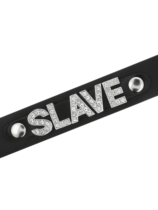 Sklaven-Halsband aus Veganem Leder von Coquette Accessories