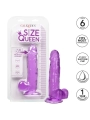 Grösse Königin-Dildo Lila 15.3 cm von Calexotics