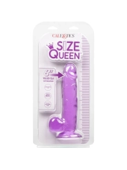 Grösse Königin-Dildo Lila 15.3 cm von Calexotics