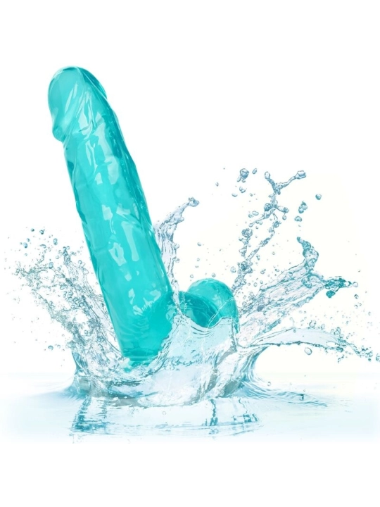 Grösse Königin-Dildo Blau 15.3 cm von Calexotics