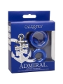 Admiral Cock Ring Set Blau von Calexotics